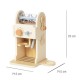 TOOKY TOY Drewniany Zestaw Do Kawy - Barista