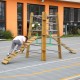 CLASSIC WORLD EDU Drewniana Rampa Kładka na Plac Zabaw