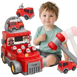 WOOPIE Ciężarówka Strażacka Uderz Kreta 2w1