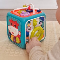 WOOPIE Kostka Sensoryczna Edukacyjna Montessori Sorter 6w1