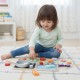 TOOKY TOY Drewniana Kuchnia z Akcesoriami - Zestaw Małego Kucharza