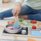 TOOKY TOY Drewniana Kuchnia z Akcesoriami - Zestaw Małego Kucharza