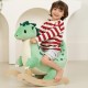 CLASSIC WORLD Dinozaur Na Biegunach Zielony Bujany