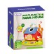 WOOPIE BABY Interaktywny Domek Farma Sorter Pianinko + 7 Pluszaków Edukacyjny