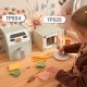 TOOKY TOY Drewniana Kuchenka Mikrofalowa Zestaw Produktów Sporzywczych