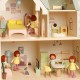 CLASSIC WORLD Wielki Drewniany Domek dla Lalek z mebelkami