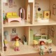 CLASSIC WORLD Wielki Drewniany Domek dla Lalek z mebelkami