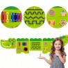 VIGA Tablica Sensoryczna Manipulacyjna Krokodyl Certyfikat FSC Montessori