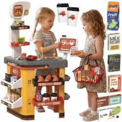 WOOPIE Interaktywny  Super Market dla Dzieci Akcesoria 52 el.
