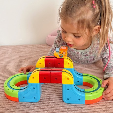 WOOPIE Klocki Magnetyczne Tor Lewitujący 18 el.