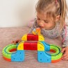 WOOPIE Magiczna Kolejka Kostkowa Klocki Konstrukcyjne Tor Antygrawitacyjny Magnetyczny 18el..