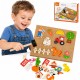 Przybijanka Drewniana Farma Viga Toys Korkowa Tablica