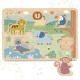 TOOKY TOY Drewniane Interaktywne Puzzle Zwierzątka