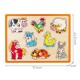 Drewniane Puzzle Zwierzęta z Farmy Układanka Viga Toys