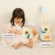 CLASSIC WORLD Drewniane Ukulele Gitara dla Dzieci Różowa
