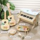 CLASSIC WORLD Drewniane Ukulele Gitara dla Dzieci Różowa