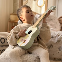 CLASSIC WORLD Drewniane Ukulele Gitara dla Dzieci Niebieskie