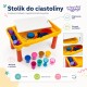 WOOPIE Stolik Z Ciastoliną Zestaw Ze Schowkami 40 el.