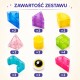 WOOPIE Klocki Magnetyczne 21el M Block Kreatywne Edukacyjne Prezent 3D