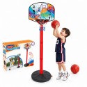 WOOPIE Zestaw Koszykówka Regulacja 95 - 215 cm + Piłka