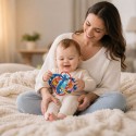 WOOPIE BABY Zabawka Sensoryczna 2w1 Gryzak Grzechotka Montessori