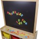 Dwustronna Tablica 2 w 1 Kredowa Magnetyczna Suchościeralna Na Kółkach Masterkidz