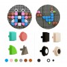 MASTERKIDZ Zestaw Kołeczki w Kształcie Figur Geometrycznych Do Tablic STEM 64szt