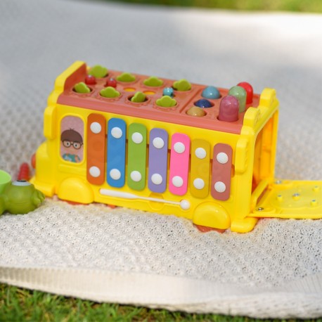 WOOPIE BABY Interaktywny Autobus Edukacyjny Młoteczek Cymbałki +18 m