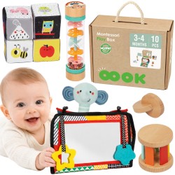 WOOPIE GREEN Pudełko XXL Montessori Sensoryka i Edukacja 6w1