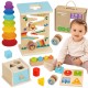 WOOPIE GREEN Pudełko Box 6w1 13-15m Montessori Edukacyjne Sensoryczne