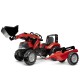 FALK Traktor na pedały Case LRX1130 z łyżką i przyczepą