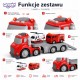 WOOPIE Czerwona Laweta CITY TRUCK Efekty Dźwiękowe i Świetlne
