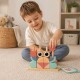 TOOKY TOY  Kreatywne Drewniane Klocki Przestrzenne 3d Krab
