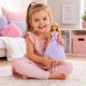 WOOPIE ROYAL Lalka Długie Blond Włosy 30 cm Lawendowa Suknia Akcesoria
