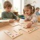 VIGA Drewniane Domino 2w1 Zwierzęta i Liczby