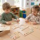 VIGA Drewniane Domino 2w1 Zwierzęta i Liczby