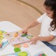 VIGA Drewniane Puzzle Układanka Montessori 2w1 Figurki Warzywa