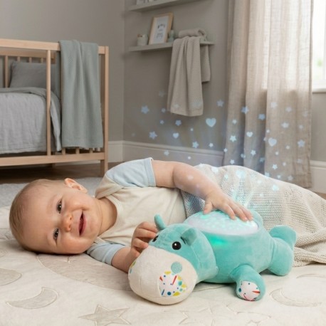 WOOPIE Przytulanka Projektor 2w1 Usypiacz Hipopotam