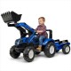 FALK Traktor New Holland Niebieski na Pedały z Przyczepką od 3 Lat