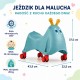 FEBER Jeździk Odpychacz Casual Chodzik Obrotowe kółka 360° 1+