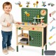 TOOKY TOY Drewniany Warsztat STEM Zestaw z Narzędziami