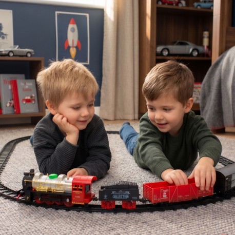 WOOPIE Pociąg Classical Train + 29 Akcesoriów