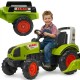FALK DUŻY Traktor na Pedały CLAAS Przyczepa