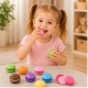 Drewniany Zestaw kolorowych makaroników Viga Toys
