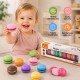 Drewniany Zestaw kolorowych makaroników Viga Toys
