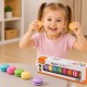 Drewniany Zestaw kolorowych makaroników Viga Toys