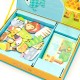 CLASSIC WORLD Układanka Magnetyczna Zwierzęta Tablica Klocki Puzzle Pamięć 60 el.