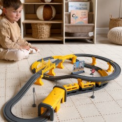 WOOPIE Kolejka Elektryczna Pendolino Zestaw 92el.