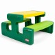Little tikes Duży stół - stolik piknikowy zielono-żółty