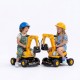FALK Koparka JCB DIGGER Obrotowa Żółta Ruchoma Łyżka Od 3 Lat.